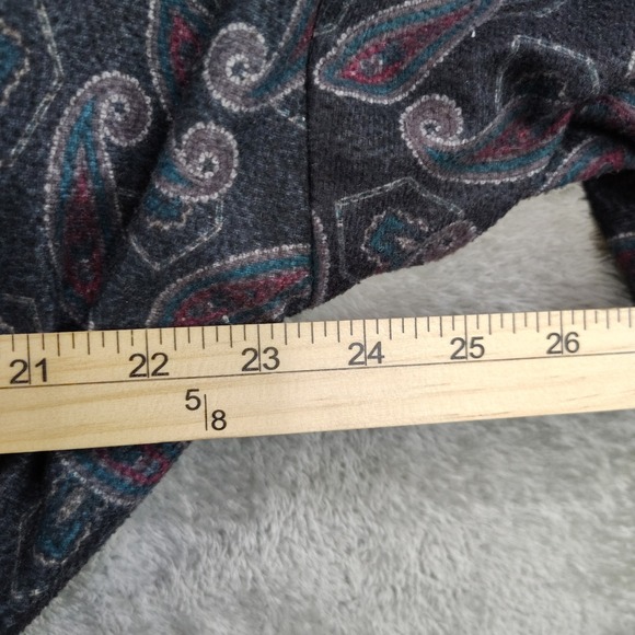 Vintage Stafford Sleep Robe Mens L/XL Regular Belted‎ Sash USA Paisley Pockets - Picture 7 of 8